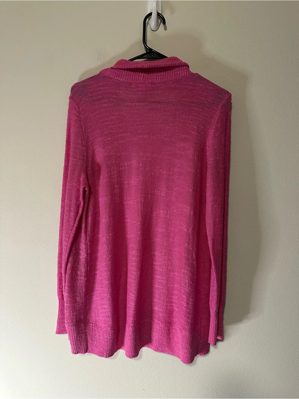 Lilly Pulitzer Amalie cardigan dragonfruit pink size large style 53179 - Picture 4 of 8